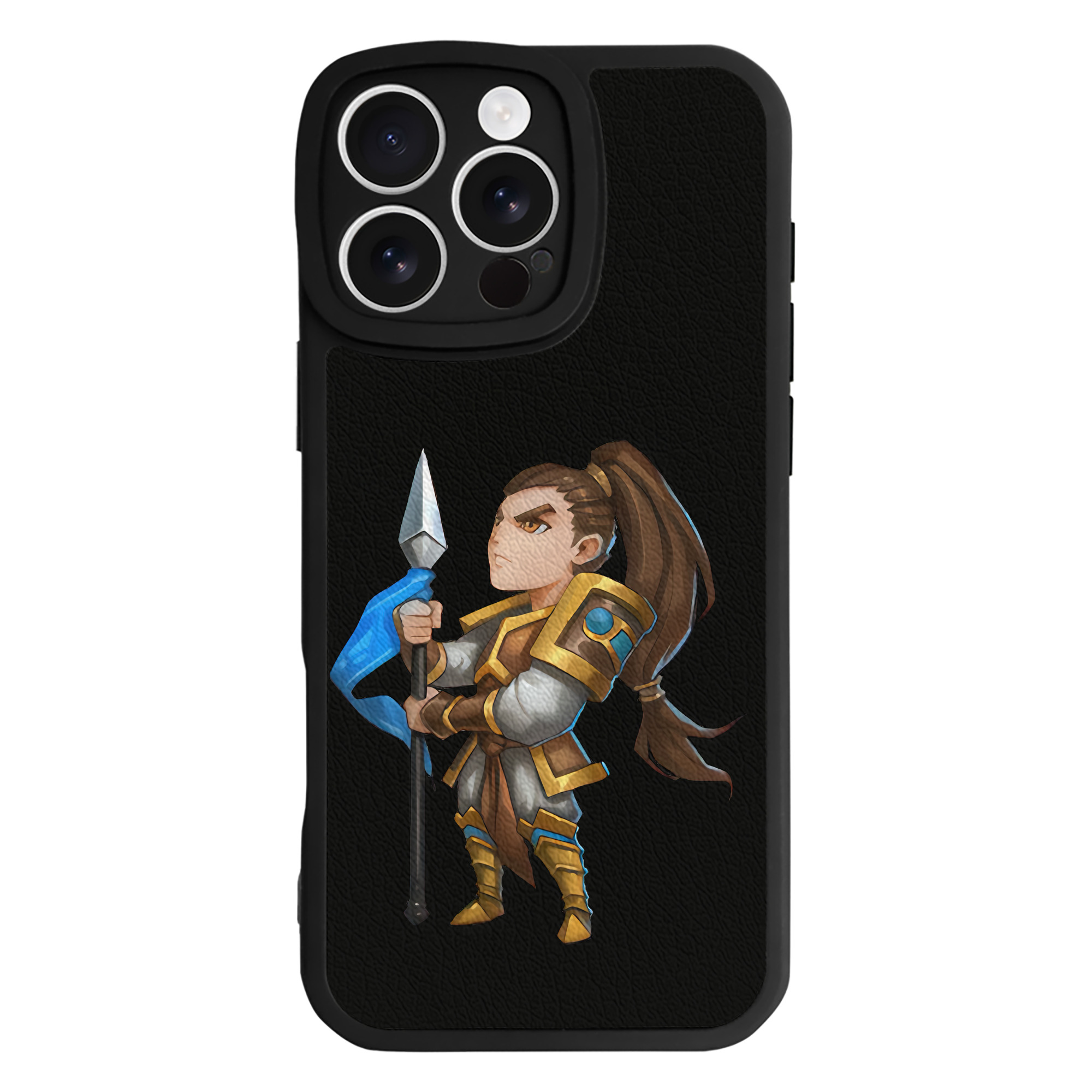 リーグ・オブ・レジェンド League of Legends LOL 【iPhone 16シリーズ対応】シリコンスマホケース（レザー調） 材質：シリコン